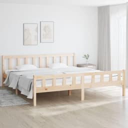 Bedframe familiebed palletbed massief houten bed 160x200 cm — thumbnail 1