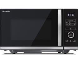 Flatbedmagnetron - Compacte oven - Snel opwarmen - Zonder draaitafel - 25 liter - Zwart