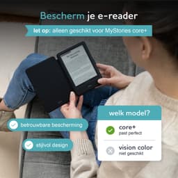 MyStories E-reader Core+ Hoesje - Geschikt voor model MyStories Core+ - Schermbescherming Beschermhoes - Blauw — thumbnail 4
