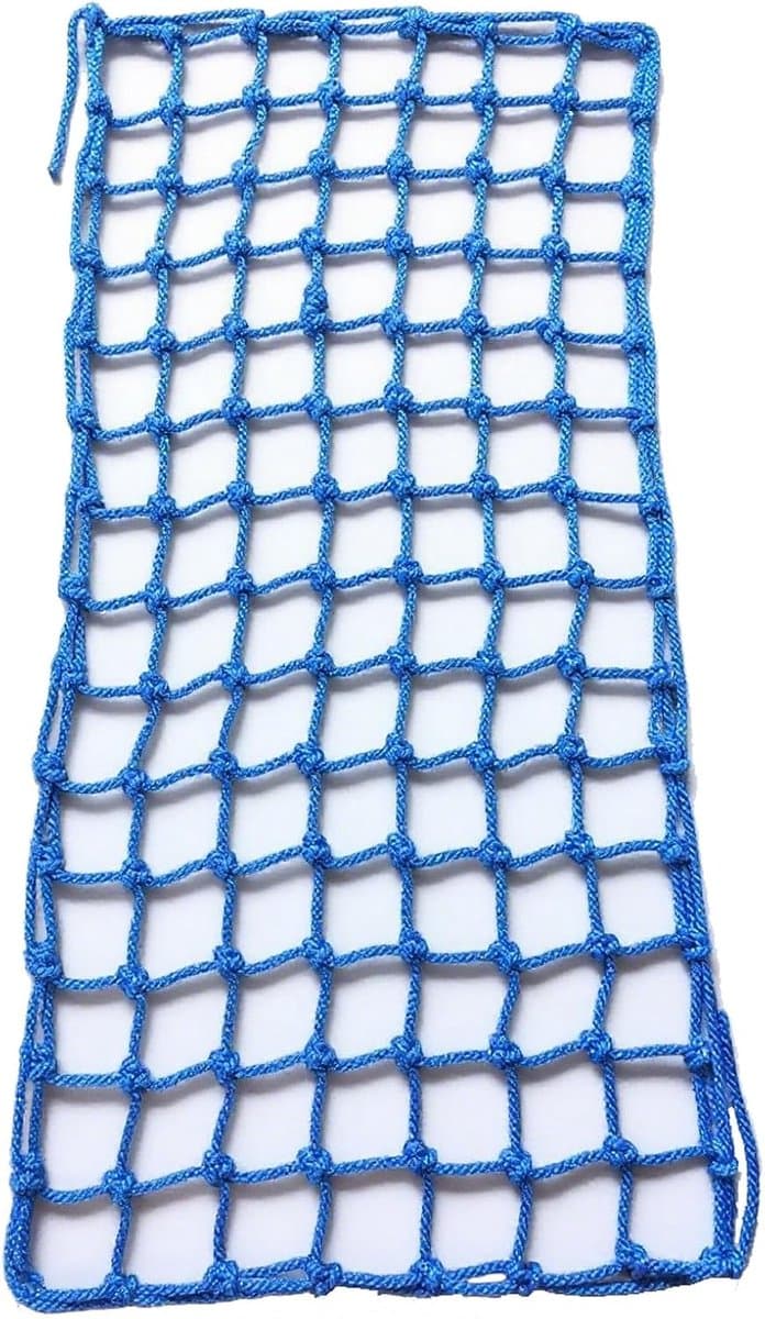 Klimnet Polyester Speeltuin Klimrek Voor Kinderen Buitenspeeltuin Veiligheidsbescherming, Boomhut, Touwladder, Schommelset, Jungle Gyms Hindernisbaan(Size:91 * 274cm(3 * 9ft),Color:blauw) — afbeelding 1