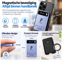Frasco AI Voice Recorder Pro - Spraakrecorder naar Tekst in 152 Talen incl. Nederlands - 64GB Opslag - 40 Uur Opnametijd - Dictafoon voor Vergaderingen, Colleges & Interviews - Incl. Magnetische Hoes — thumbnail 2