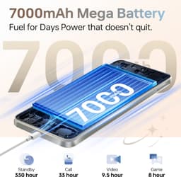 CUBOT Note60 4G Smartphone 16GB RAM-128GB ROM-7,2"120Hz HD+ 48MP-7000mAh,Android15 — thumbnail 5