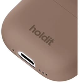 Holdit Silicone Case voor de Apple AirPods 5 / 4 - Mocha Brown — thumbnail 3