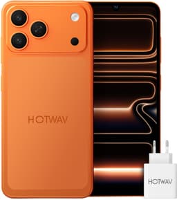 HOTWAV A17 Pro Max smartphone met Android 16 - 4 GB+128 GB opslag - mobiele telefoon 5160 mAh - Goedkope smartphone - Oranje — thumbnail 1