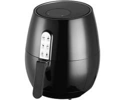 Heteluchtfriteuse - Smart Fryer - Gezonder bereiden - 360 Graden Hete Lucht - 5.2 Liter - Zwart