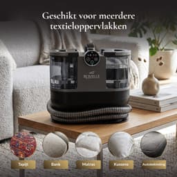 Rovelle 3 in 1 Tapijtreiniger - Vlekkenreiniger - Zetelreiniger - Bank Reiniger - Stoomreiniger Bank - Meubelreiniger - Warm & Koud Stoomsysteem - Voor Tapijt, Bank & Autobekleding - 1200W — thumbnail 2