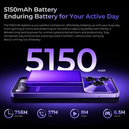 OUKITEL C6 Smartphone 5G-24GB RAM-256GB ROM-6.8 inch HD-50 MP camera-Android15 — thumbnail 4