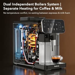 Innovastore Koffiemachine - Espressomachine - Koffiebonenmachine - LatteGo Melksysteem - Koffiezetapparaat - 8 koffiemenu's -Zwart — thumbnail 4