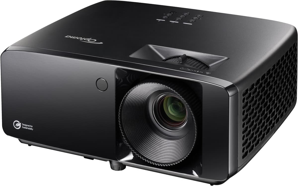 Optoma HZ137X FullHD 3000 lumen laserprojector. Kleur: zwart, throw: 1.48:1 ~ 1.62:1 — afbeelding 1