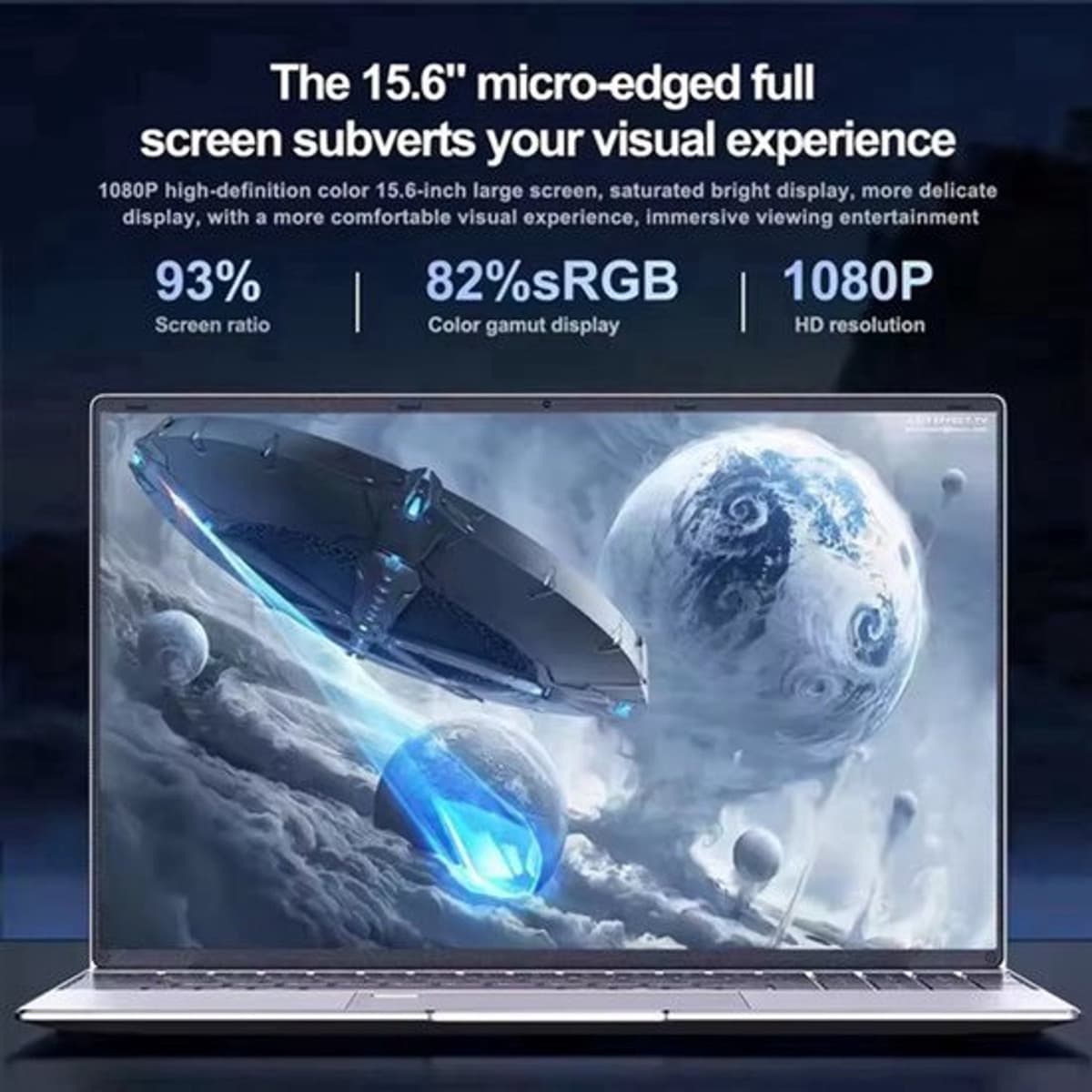 Zakelijke Laptop 16GB RAM 256GB SSD - 15.6 Inch Full HD IPS - Intel Core I9 - Windows 11 - Grijs — afbeelding 1