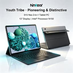 S13 Neo 2-In-1 Tablet Pc 13 Inch - 3000x2000 Aanraakscherm - Intel N150 12GB LPDDR5 512GB SSD - 878g Metaal 285x206x11mm - Windows 11 - Zilver — thumbnail 3