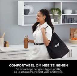 Ninja CRISPi 4-in-1 compact glazen kooksysteem - Airfryer, Roast, Recrisp, Keep Warm - Inclusief twee glazen schalen van 3.8L en 1.4L en bijpassende deksels - 2 Crisper-Plates - Silver — thumbnail 4