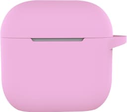Hoesje - Geschikt voor Apple AirPods 5 - met Clip - Siliconen Hoes - Silicone Case Cover - Flamingo — thumbnail 1