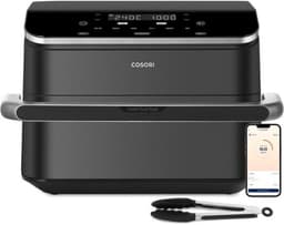 COSORI heteluchtfriteuse met 2 compartimenten, airfryer, 8-in-1 Dual Blaze TwinFry XXL 10L, airfryer met dubbele kamer, verwijderbare scheidingswand en verwarmingselementen onderin, 70 recepten, voor 2-6 personen — thumbnail 1