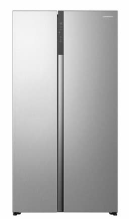 Heinner HSBS-HS544NFINVXE++ American Side-by-Side Koelkast – 544 L – Total No Frost – Inverter Compressor – Energieklasse E – Touchbediening met LED-display – Super Cooling – Super Freeze – Fuzzy Mode – Open-deur Alarm – RVS-look – 5 Jaar Garantie — thumbnail 1