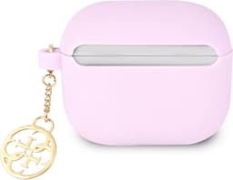 Guess Charms Silicone Case voor Apple Airpods 3 - Paars — thumbnail 3