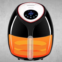 Monzana Hetelucht Friteuse - 6,5 L XXL LED & Timer 1850W - Zwart — thumbnail 13
