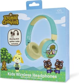 Animal Crossing - draadloze kinderkoptelefoon - volumebegrenzing - lange batterijduur - microfoon - opvouwbaar - bluetooth — thumbnail 4