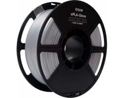 eSun ePLA-Gloss Zilver glans / Silver 1 kg - 1.75mm - 3D printer filament - Flevo Print
