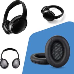Oorkussens van Phreeze - Geschikt voor Bose QuietComfort 35 II - Vervangende Earpads met Reparatieset + Handleiding - Zacht Memory Foam — thumbnail 1