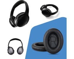 Oorkussens van Phreeze - Geschikt voor Bose QuietComfort 35 II - Vervangende Earpads met Reparatieset + Handleiding - Zacht Memory Foam