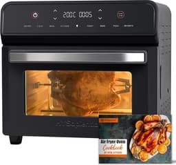 XXL Heteluchtfriteuse met Digitaal Touchscreen - Multifunctionele Mini-Oven 24L met 8 Kookprogramma's — thumbnail 1