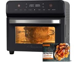 XXL Heteluchtfriteuse met Digitaal Touchscreen - Multifunctionele Mini-Oven 24L met 8 Kookprogramma's