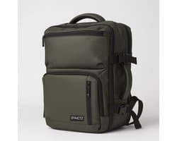 ByMetz® Compacte Handbagage Rugzak – Laptop Rugzak 13,3 Inch – Onder de Stoel Formaat – Waterdicht – Olive