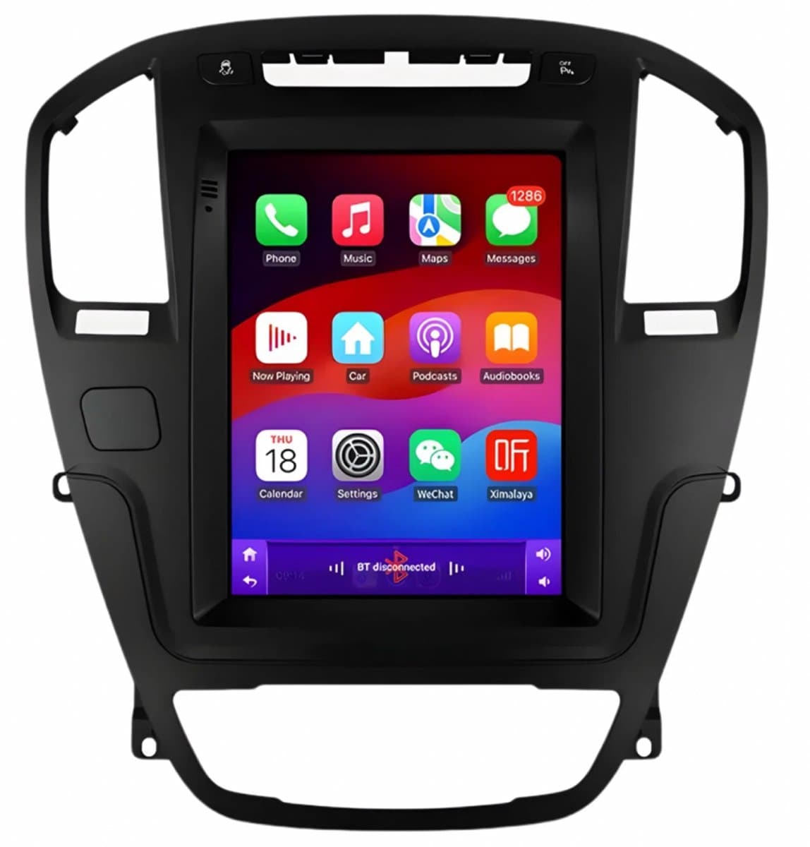 Geschikt voor Opel Insignia - zwart (2009 t/m 2013) | 4+64GB 8-CORE | 9.7 inch Android 15.0 CarPlay autoradio | Draadloos CarPlay & Android Auto | Mic, Camera (AHD) & DAB+ | Bluetooth & WiFi | NAVIBOP NB-4551 | Bouwjaar 2009 t/m 2013 — afbeelding 1