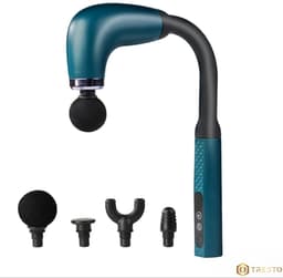TRESTO - Professionele Massage Gun - U-vormig Massagegun met Verlengde Greep - Bereik Rug, Nek, Schouders & Benen moeiteloos – Stil en Krachtig — thumbnail 1