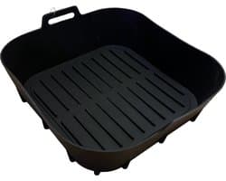 Airfryer siliconen bakje - Airfryer mandje - Siliconen mandje airfryer - 20,5 x 20,5 cm