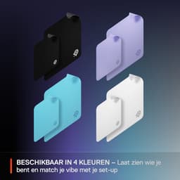 SteelSeries QcK Large Gaming Mousepad — 45 cm x 40 cm — White — thumbnail 2