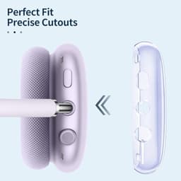Transparante Beschermende Hoes voor AirPods Max – Zacht TPU, Waterdicht en Krasbestendig — thumbnail 4