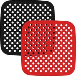 Pack of 2 Silicone Air Fryer Mats for Air Fryer, Reusable, Non-Stick Coating for Air Fryer, 7.5 Inches, Air Fryer, Steam Cookers and Cake Moulds — thumbnail 7