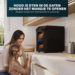 Princess Heteluchtfriteuse - 182490 - 3000W - Stack Airfryer 11,2L - PFAS-Vrij - 2 lades (Sync) - 11 Bakprogramma's - Bespaart 45% ruimte - Dubbele gestapelde lades — thumbnail 14