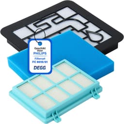 DEGG® - Filterset Geschikt voor Philips PowerPro Compact, Active & City Series - Vervangt FC8010/01 - 3-in-1 Kit — thumbnail 1