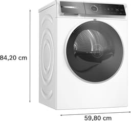 Bosch WRB247C5NL Serie 8 - Wasdroger - Warmtepompdroger - Energielabel A - Blijvend energiezuinig met de zelfreinigende condensor - Zeer stil - 9 kg - Air Max Dry: perfecte droogresultaten en laag energieverbruik — thumbnail 8