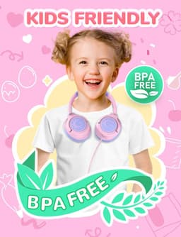 Koptelefoon kinderen met draad - Kinderkoptelefoon - Bedrade hoofdtelefoon - Veilig volume - School - Tablet - Laptop - Reizen - Muziek luisteren — thumbnail 5