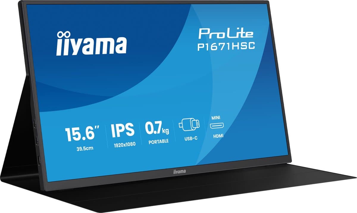 iiyama Prolite P1671HSC-B1 - 16 inch - Full HD - IPS — afbeelding 1