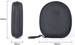 Daity Harde EVA hoofdtelefoon opbergdoos, waterdichte en schokbestendige opbergdoos, geschikt voor over-ear/on-ear Bluetooth Hifi gaming headsets, universeel type, geschikt voor de meeste merken — thumbnail 2