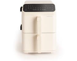 CREATE - 11,2 L Airfryer met dubbele laag en onafhankelijke bediening, Gebroken wit - AIR FRYER DUAL STACK