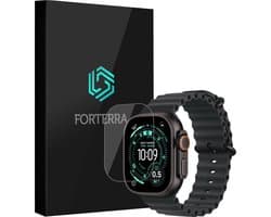 Screenprotector Geschikt voor Apple Watch Ultra 3 (49 mm) - Sterk & Shockproof - Tempered Glass - Gehard Glas - Beschermglas Screen Cover - Bescherm Protector voor Smartwatch