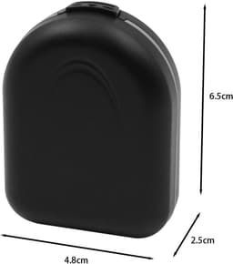 Allecto Plus - Opbergdoos voor hoofdtelefoon, robuust en draagbaar, waterdicht, comfortabel, zwart - 7,1 x 8,9 x 3,5 cm. Beschermt en bergt jouw hoofdtelefoon veilig op. — thumbnail 4