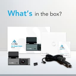 AutoSky 2K WiFi Dash Cam – Compacte Dashcam met Groothoeklens – Inclusief 32GB Geheugenkaart – App Bediening & Loop Recording — thumbnail 4