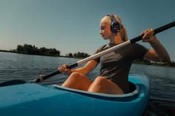 Grixx Bluetooth Koptelefoon On-Ear – Draadloos & Bedraad – Microfoon – 10 uur batterij – Lichtgewicht (150g) – Blauw — thumbnail 4
