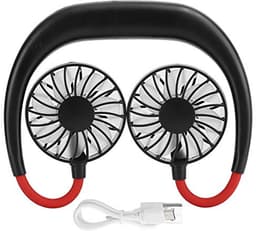 Draagbare Hangende Nekventilator met 3 Snelheden - USB Oplaadbare Mini Ventilator voor Thuis en Buiten — thumbnail 5