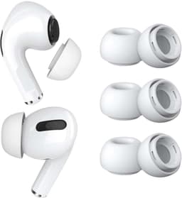 Oordopjes geschikt voor Apple Airpods Pro 1/2 - Vervanging Tips in maat Large - 3 Paar - KELERINO. — thumbnail 1