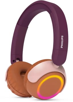 PHILIPS TAK4200MP 4200-serie On Ear draadloze opvouwbare hoofdtelefoon voor kinderen - 45 uur afspeeltijd, beperkt volume, Audio delen, laadkabel meegeleverd - Ambiant verlichting - Magenta Paars — thumbnail 10