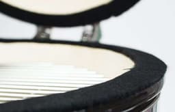 Yakiniku - BBQ Kamado 13 Inch Compact met Draagbaar Onderstel - Keramiek - Zwart — thumbnail 2