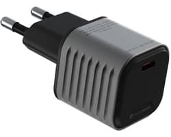 Rolling Square Supertiny GaN-Lader 65W - USB-C PD Snellader & Universele USB Adapter - Wereldwijd Gebruik - Compacte Laptop & Telefoonlader - Zwart